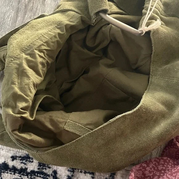 Free People Olive Suede Bag - Picture 6 of 9
